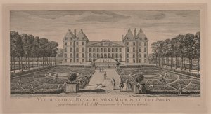 Kasteel St. Maur door Jacques Rigaud