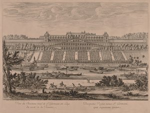 Kasteel van St. Germain en Laye vanaf de rivier