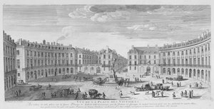 Place des Victoires, Parijs (gravure)