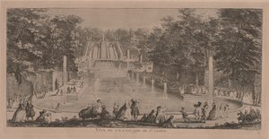 De Watervallen van St. Cloud door Jacques Rigaud