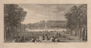 Uitzicht op de Cascade de Seaux door Jacques Rigaud