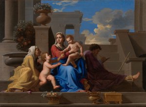 De Heilige Familie door Jacques Stella