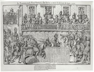 Toernooi waar Henri II een fatale wond opliep, 30 juni 1559