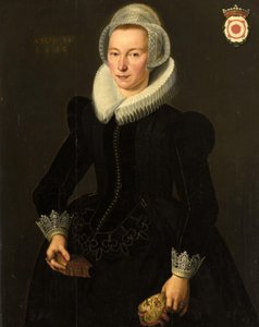 Portret van Grietje Adriaensdr Grootes (1588-1624)