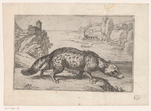 Hyena door Jacques de Fornazeris (attributed to)