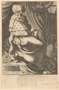 Periander Corinthius, #7 uit de serie De Zeven Wijze Mannen van Griekenland door Jacques de Gheyn III