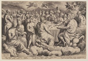 Banket van de Goden door Jacques de Gheyn II
