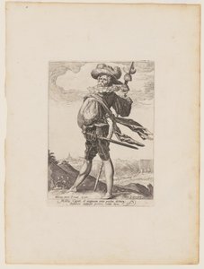 Kolonel, van officieren en soldaten van de lijfwacht van keizer Rudolph II door Jacques de Gheyn II