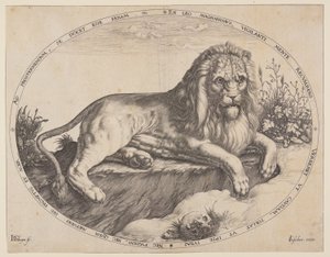 Den Grooten Leeuw (The Great Lion). door Jacques de Gheyn II