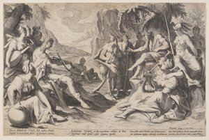 Oordeel van Midas door Jacques de Gheyn II