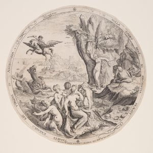 Perseus bevrijdt Andromeda