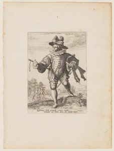 Provoost, van officieren en soldaten van de lijfwacht van keizer Rudolph II door Jacques de Gheyn II