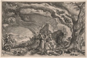Heksen bereiden zich voor op sabbat