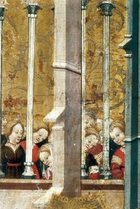 Altaarstuk van de Annunciatie, detail door Jaime Ferrer II