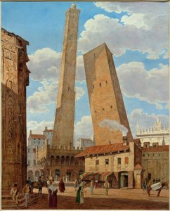 De torens Asinelli en Grisenda