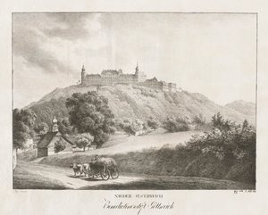 Neder-Oostenrijk, Benedictijnerklooster Gottereich door Jakob Alt