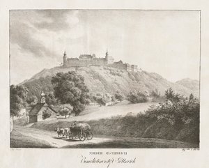 Nieder-Österreich, Benedictijnerklooster Göttweig, 1819 door Jakob Alt