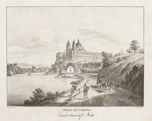 Nieder-Österreich, Benedictijnerklooster Melk door Jakob Alt