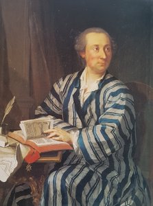 Duits: Portret van Samuel Isaak Emanuel Gross (1732-1763), officier in de Zwitserse Garde.