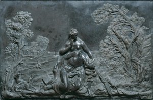 Venus rouwt om de dode Adonis