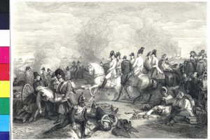 Aartshertog Karl van Oostenrijk in de slag bij Aspern