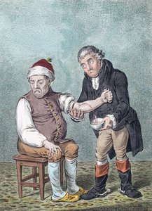 Aderlating door James (after) Gillray