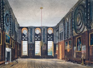 Wachtruimte, uit De Geschiedenis van de Koninklijke Residenties door James (after) Stephanoff