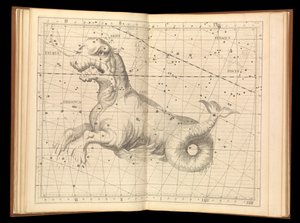 Atlas coelestis door James (after) Thornhill