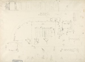 Details van de tempel boven de bron in Zaghouan door James 1730 94 Bruce