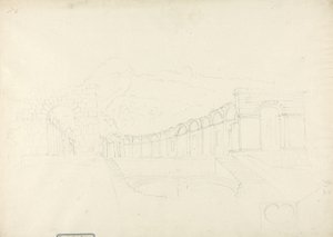 Tempel boven bron bij Zaghouan door James 1730 94 Bruce