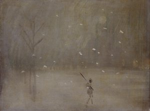 Sneeuwstorm door James Abbott McNeill (after) Whistler
