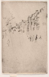 Een Fragment van Piccadilly door James Abbott McNeill Whistler
