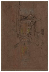 Een Venetiaans kanaal, 1879-1880 door James Abbott McNeill Whistler