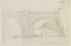 Een brug, 1858 door James Abbott McNeill Whistler