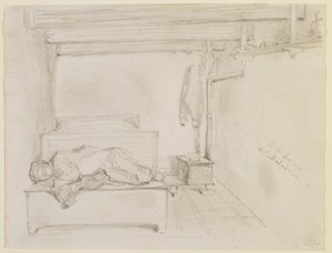 Op de boerderij van Maladrie door James Abbott McNeill Whistler