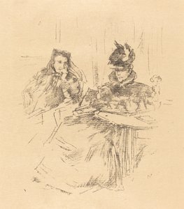 Middagthee, 1897 door James Abbott McNeill Whistler