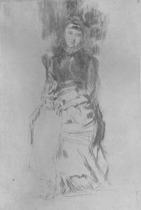 Agnes, c1875, 1904 door James Abbott McNeill Whistler