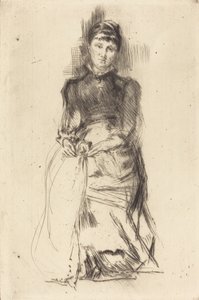 Agnes, ca. 1873-1875 door James Abbott McNeill Whistler