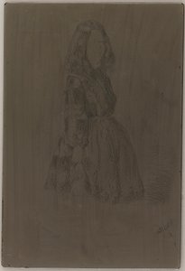 Anniie, 1857-1858 door James Abbott McNeill Whistler