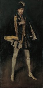 Arrangement in Zwart, No. 3: Sir Henry Irving als Filips II van Spanje, 1876, herwerkt 1885 door James Abbott McNeill Whistler