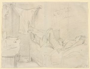 Wachten tot de was droogt! Keulen, 1858 door James Abbott McNeill Whistler