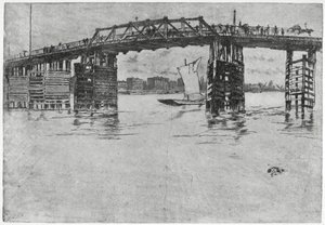 Battersea Bridge, Londen, 19e eeuw 1904 door James Abbott McNeill Whistler