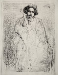 Becquet, 1871 door James Abbott McNeill Whistler