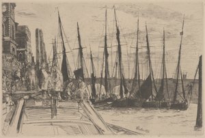 Billingsgate door James Abbott McNeill Whistler