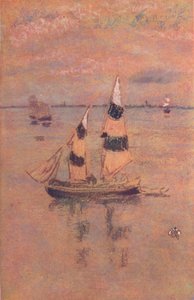 Zwart en goud, Venetië door James Abbott McNeill Whistler