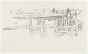 Brug over de Theems door James Abbott McNeill Whistler