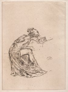 Cameo, Nr. 1 Moeder en Kind, ca. 1890-1893 door James Abbott McNeill Whistler
