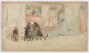 Chelsea-kinderen, ca. 1897 door James Abbott McNeill Whistler
