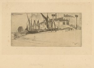 Chelsea Wharf door James Abbott McNeill Whistler