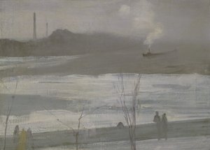 Chelsea op IJs door James Abbott McNeill Whistler